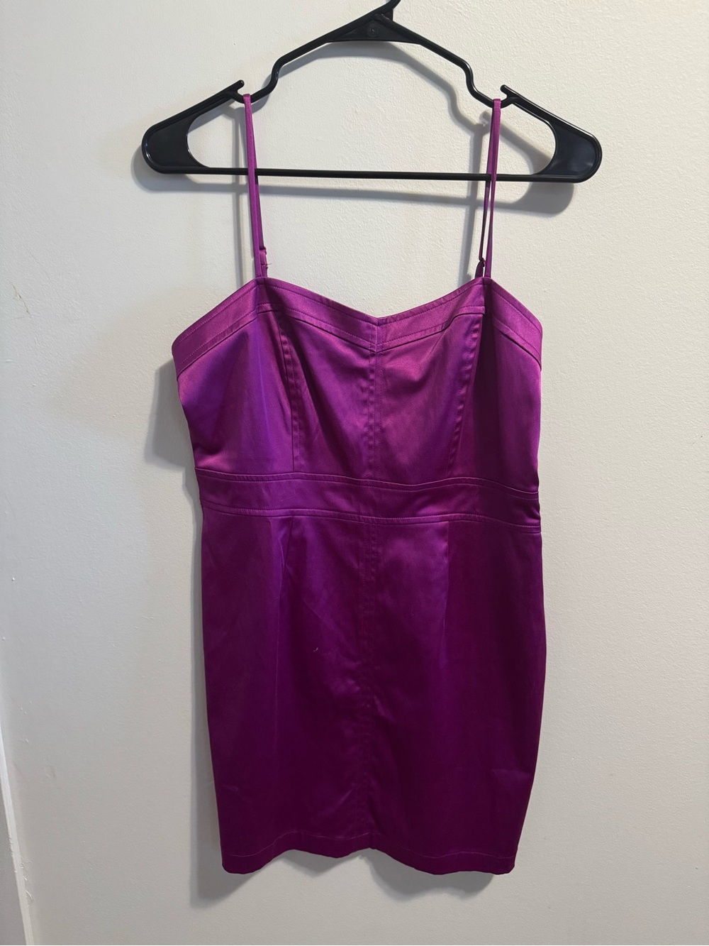 Women’s Spaghetti Strap Bodycon Dress in Magenta